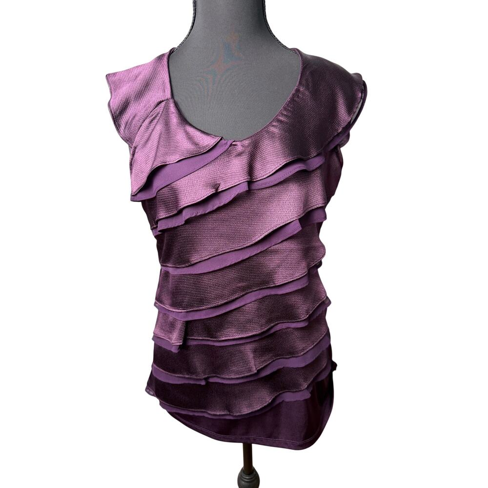 The Limited 2000's Women's SM Purple Sleeveless Cami Coquette Fairycore Whimsy